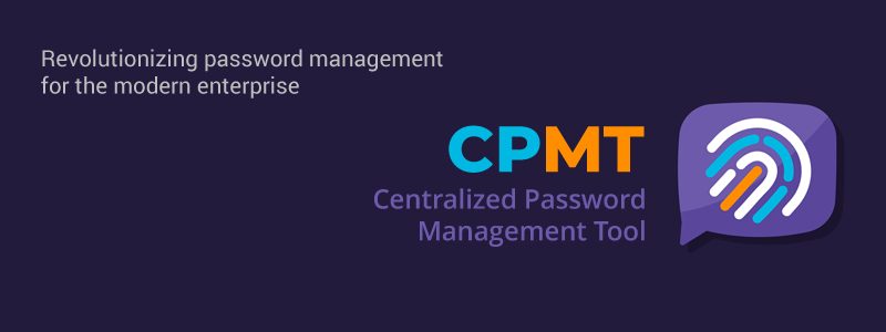 CPMT Centralized Password Management Tool